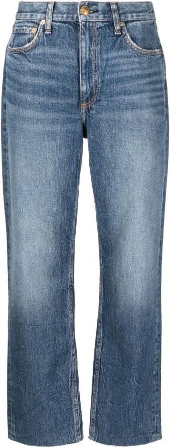 Rag & bone Harlow straight-leg jeans Blauw
