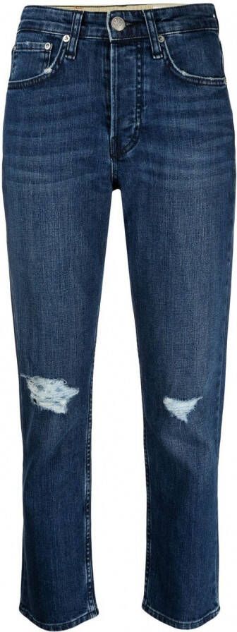 Rag & bone High waist jeans Blauw