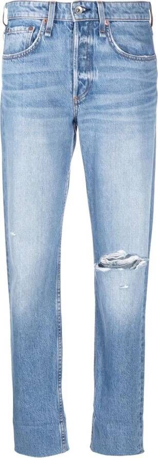 Rag & bone Mid waist jeans Blauw