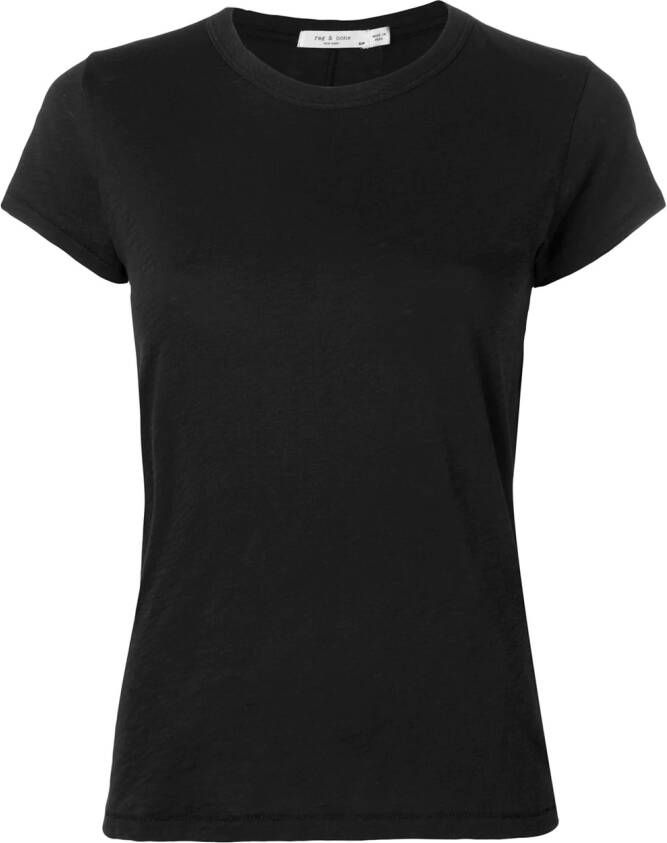 Rag & bone slim-fit shirt Zwart