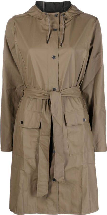 Rains Regenjas met capuchon Bruin