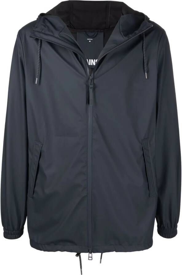 Rains Jack met capuchon Blauw