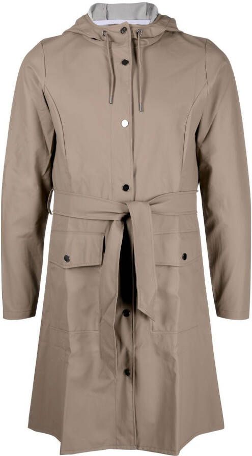 Rains Regenjas met lange mouwen Beige