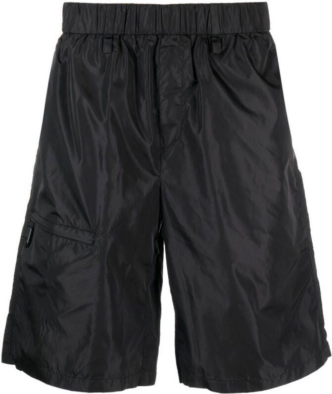 Rains Shorts met elastische tailleband Zwart