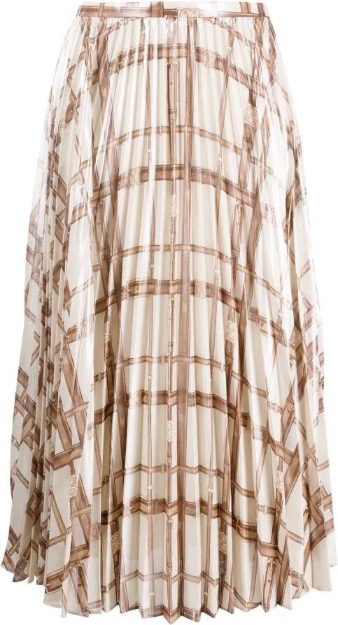 Lauren Ralph Lauren A-lijn rok Beige