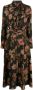 Ralph Lauren Collection Blousejurk met bloemenprint Zwart - Thumbnail 1