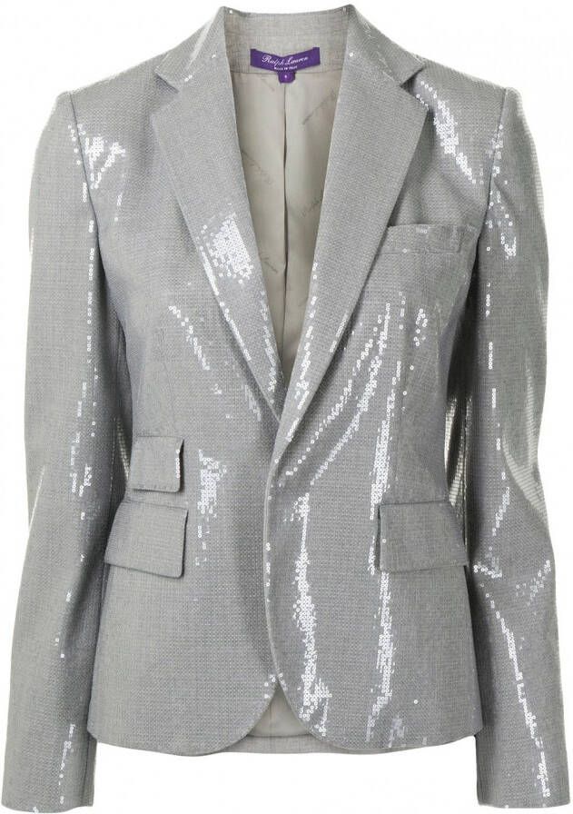 Ralph Lauren Collection Blazer met enkele rij knopen Grijs
