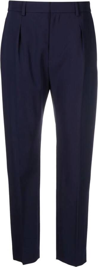Ralph Lauren Collection Broek met toelopende pijpen Blauw