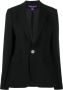 Ralph Lauren Collection Colbert van wol en crêpe Zwart - Thumbnail 1