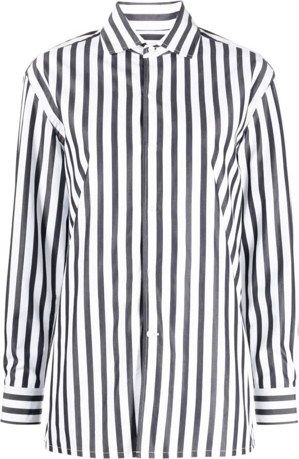 Ralph Lauren Collection Gestreepte blouse Blauw