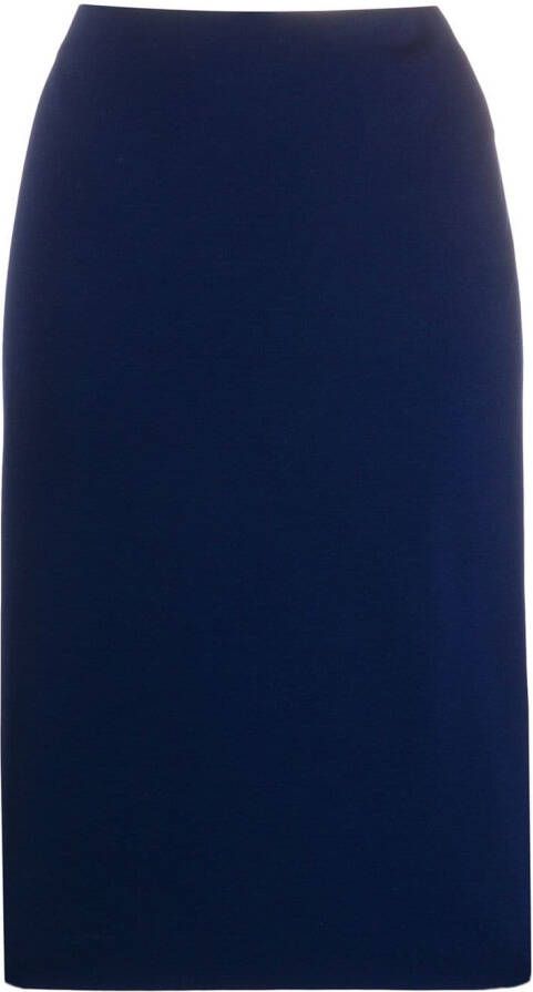 Ralph Lauren Collection High waist kokerrok Blauw