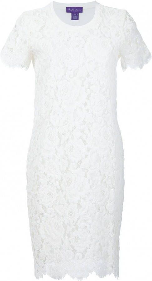 Ralph Lauren Collection lace dress Wit