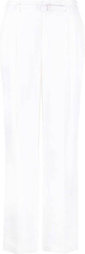Ralph Lauren Collection Linnen plooibroek Wit