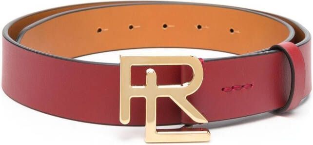 Ralph Lauren Collection Gespriem met logo Rood