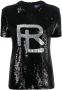 Ralph Lauren Collection T-shirt met logo Zwart - Thumbnail 1