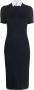 Ralph Lauren Collection Midi-jurk met korte mouwen Zwart - Thumbnail 1