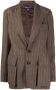 Ralph Lauren Collection Jack met visgraatpatroon Bruin - Thumbnail 1