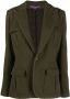 Ralph Lauren Collection Blazer met enkele rij knopen Groen - Thumbnail 1