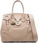 Ralph Lauren Collection Ricky leren shopper Beige - Thumbnail 1