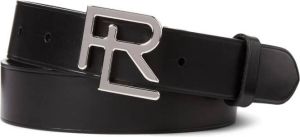 Ralph Lauren Collection Riem met logoplakkaat Zwart