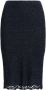 Ralph Lauren Collection Kokerrok met ruche afwerking Blauw - Thumbnail 1
