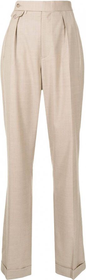 Ralph Lauren Collection Straight pantalon Bruin