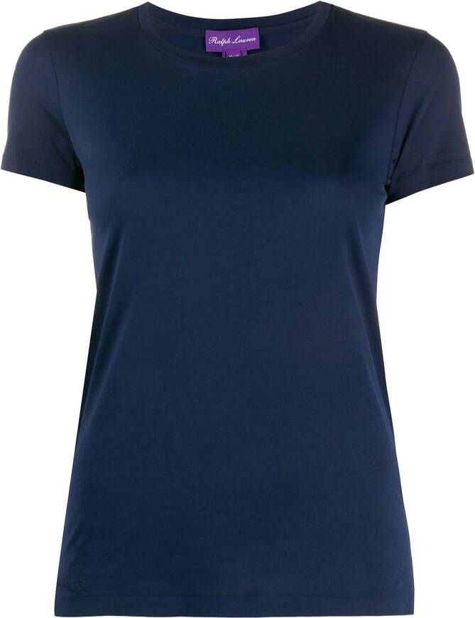 Ralph Lauren Collection T-shirt met ronde hals Blauw