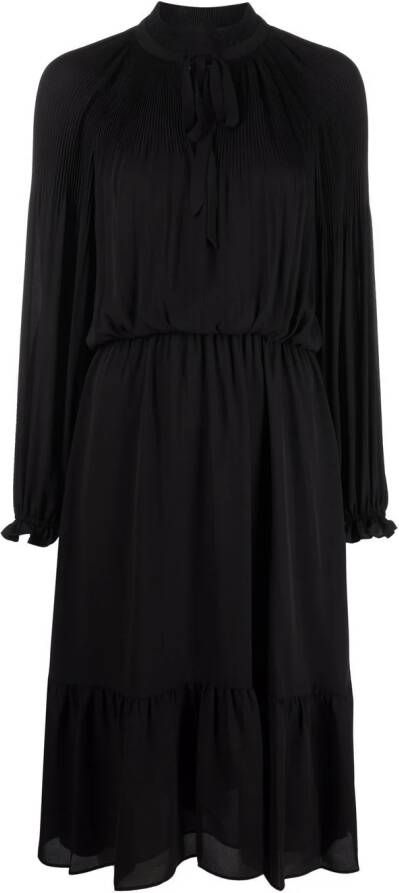 Lauren Ralph Lauren Geplooide jurk Zwart