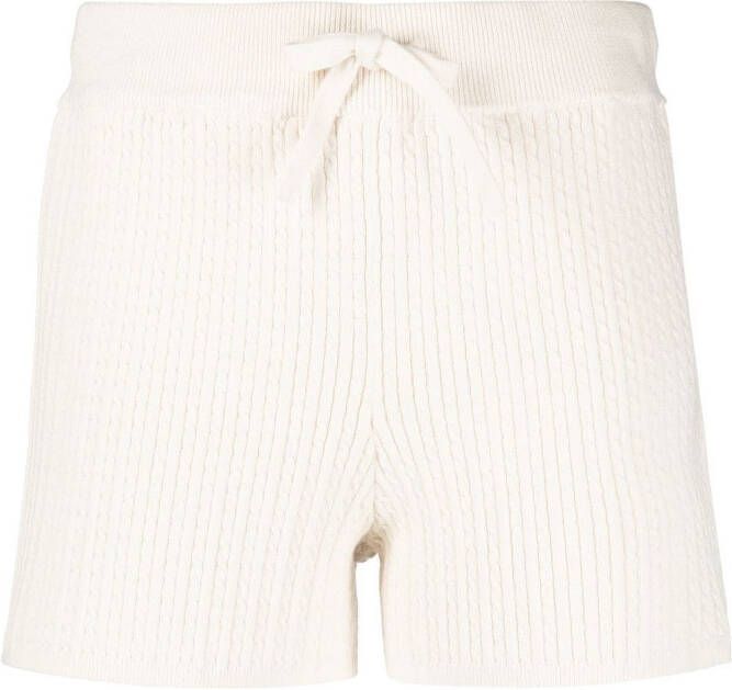 Lauren Ralph Lauren Kabelgebreide shorts Beige