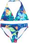 POLO RALPH LAUREN KIDS Bikini met bloe print Blauw - Thumbnail 1