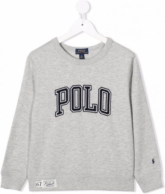 POLO RALPH LAUREN KIDS Broek met wijde pijpen Grijs