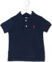 POLO RALPH LAUREN KIDS classic logo polo top Blauw - Thumbnail 1