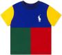 Ralph Lauren Kids T-shirt met colourblocking Groen - Thumbnail 1