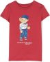 Ralph Lauren Kids T-shirt met logoprint Rood - Thumbnail 1