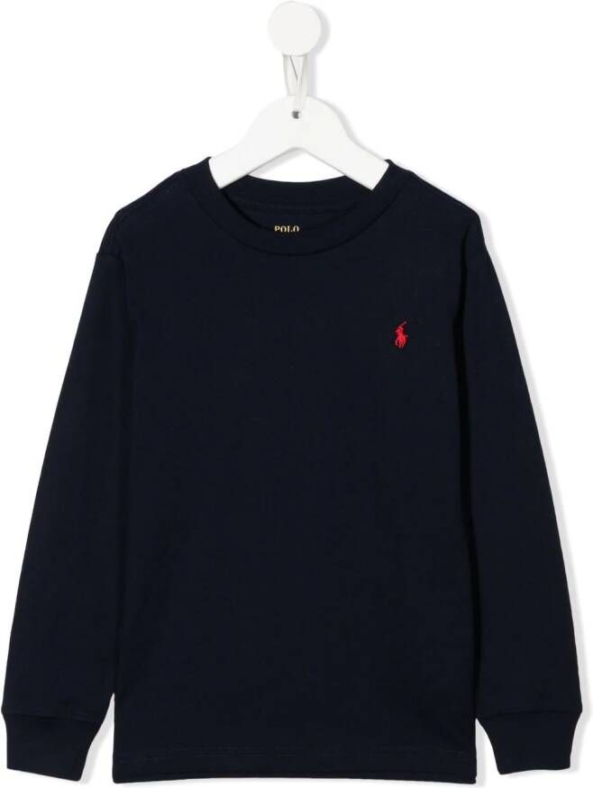POLO RALPH LAUREN KIDS Effen sweater Blauw
