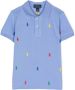 Ralph Lauren Kids Poloshirt met geborduurd logo Blauw - Thumbnail 1