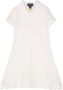 POLO RALPH LAUREN KIDS Jurk met polokraag Wit - Thumbnail 1