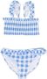 POLO RALPH LAUREN KIDS Geruite bikini Blauw - Thumbnail 1