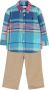 POLO RALPH LAUREN KIDS Geruite broek Blauw - Thumbnail 1