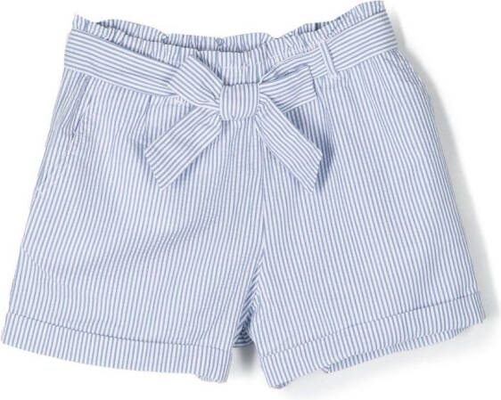 Ralph Lauren Kids Gestreepte shorts Blauw