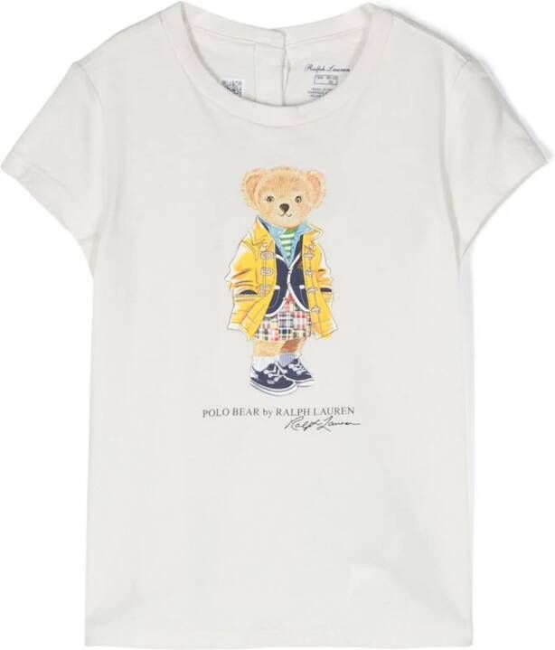 Ralph Lauren Kids T-shirt met grafische print Wit