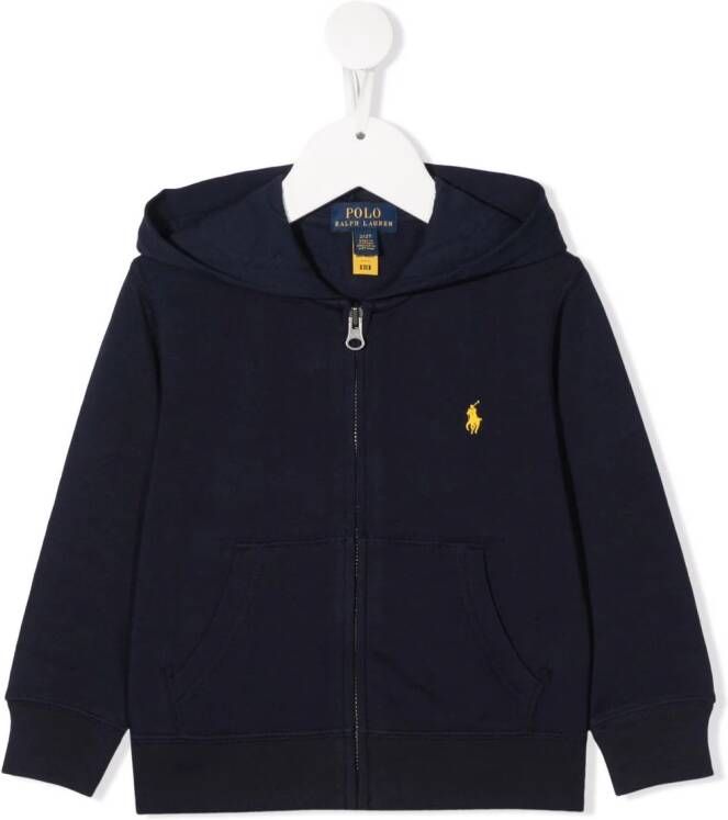 POLO RALPH LAUREN KIDS Hoodie met logoprint Blauw