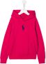 POLO RALPH LAUREN KIDS Hoodie met print Roze - Thumbnail 1