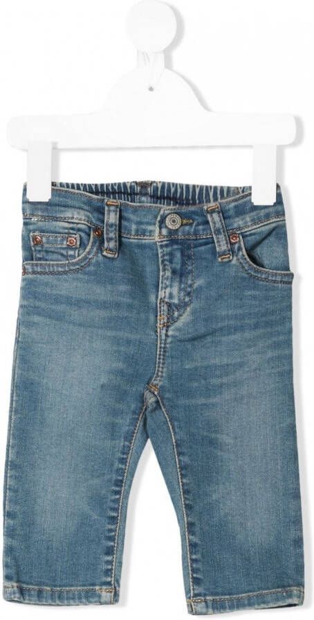 Ralph Lauren Kids Jeans met vervaagd-effect Blauw