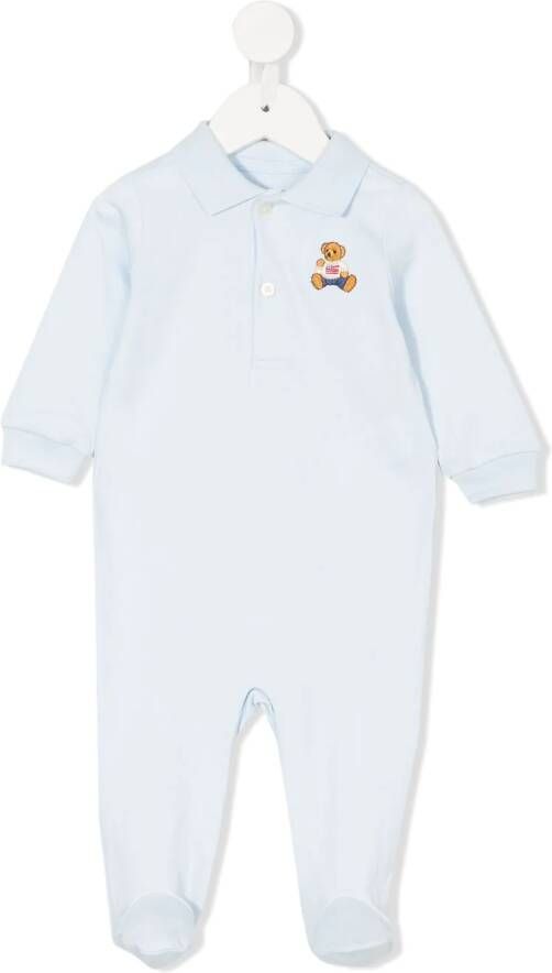 POLO RALPH LAUREN KIDS jersey onesie Blauw
