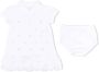 POLO RALPH LAUREN KIDS Jurk met geborduurd logo Wit - Thumbnail 1