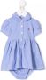 POLO RALPH LAUREN KIDS Jurkje met geborduurde pony Blauw - Thumbnail 1