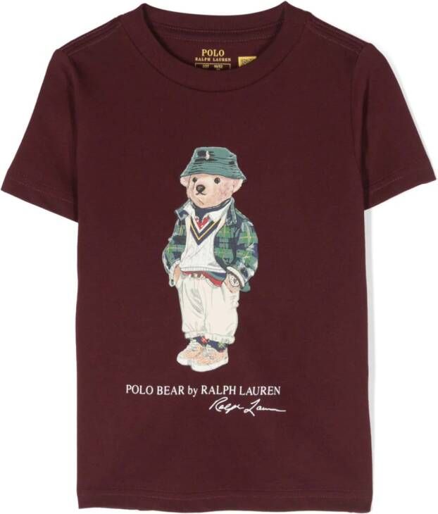 Ralph Lauren Kids Katoenen T-shirt Rood