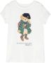Ralph Lauren Kids Katoenen T-shirt Wit - Thumbnail 1