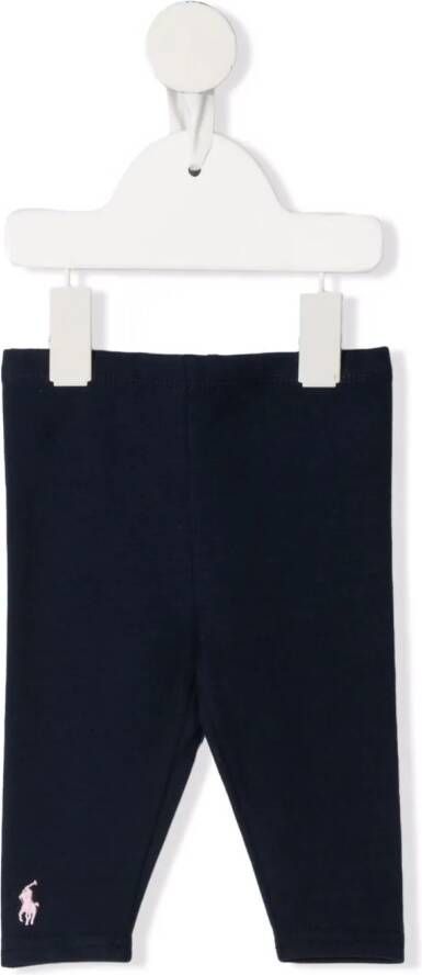 Ralph Lauren Kids Legging met logo Blauw